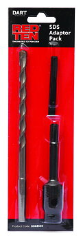SDS Adapter Pack, Includes: SDS drill holders, Adapter center drill, drift key