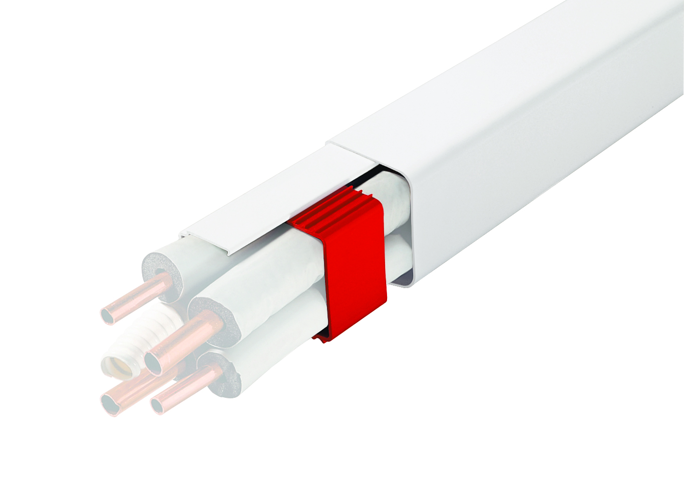LuftX® Duct 80 x 60 mm - white (16 meters) - 2