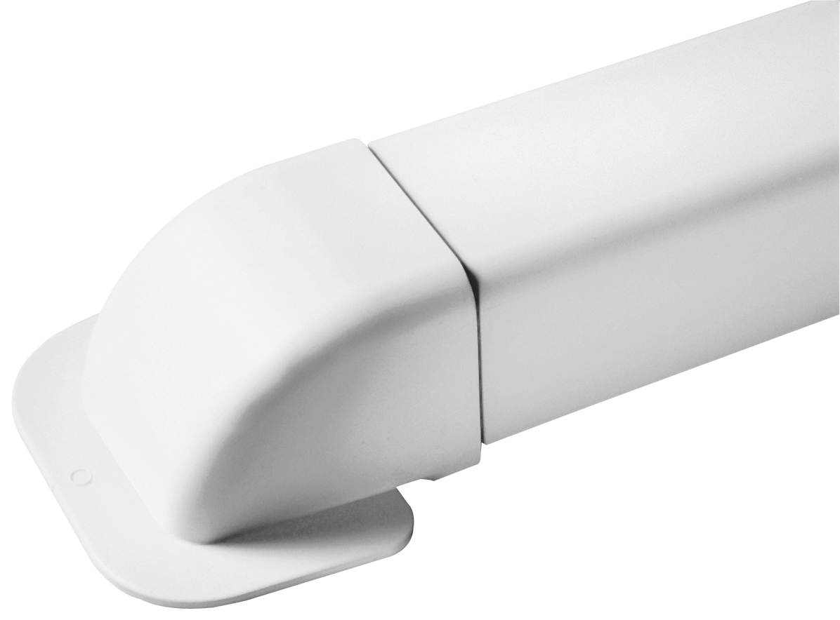 LuftX® Wall connection . 1 - white