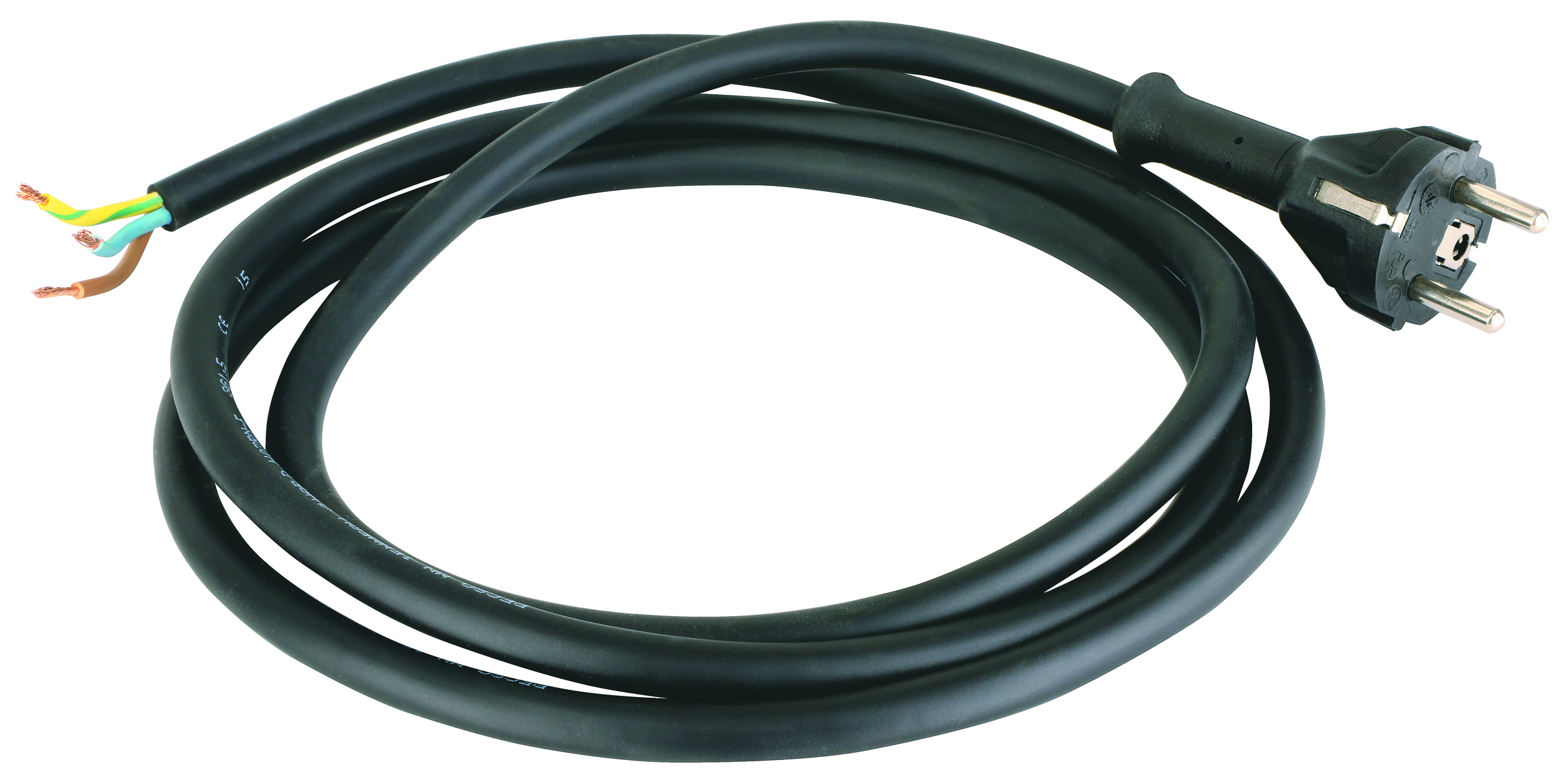 Extension cord - Black IP44 - 3G 1.5, 2 meters