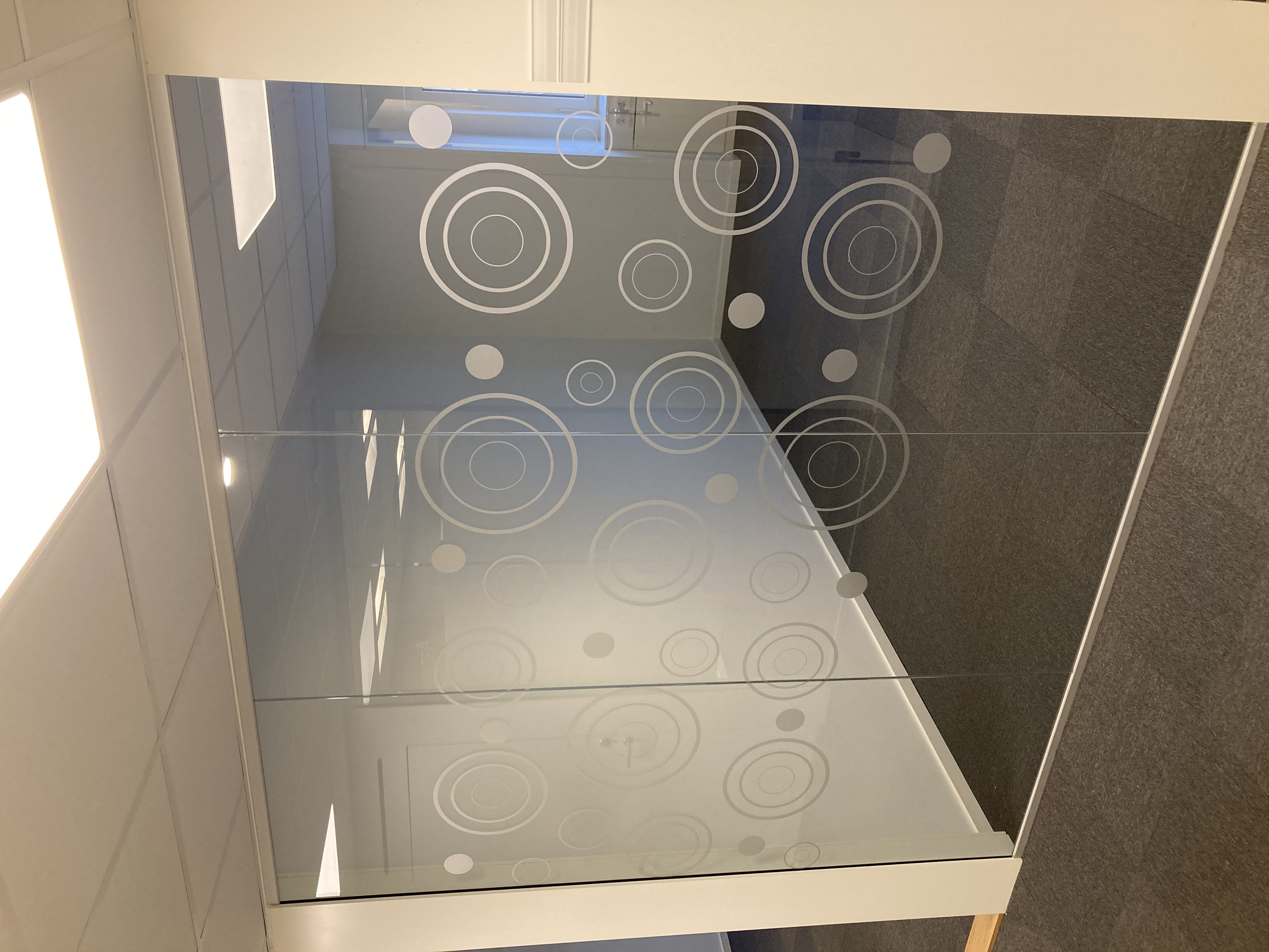 Glaspartier / Lamellglas 10,76mm (50-129x207cm)