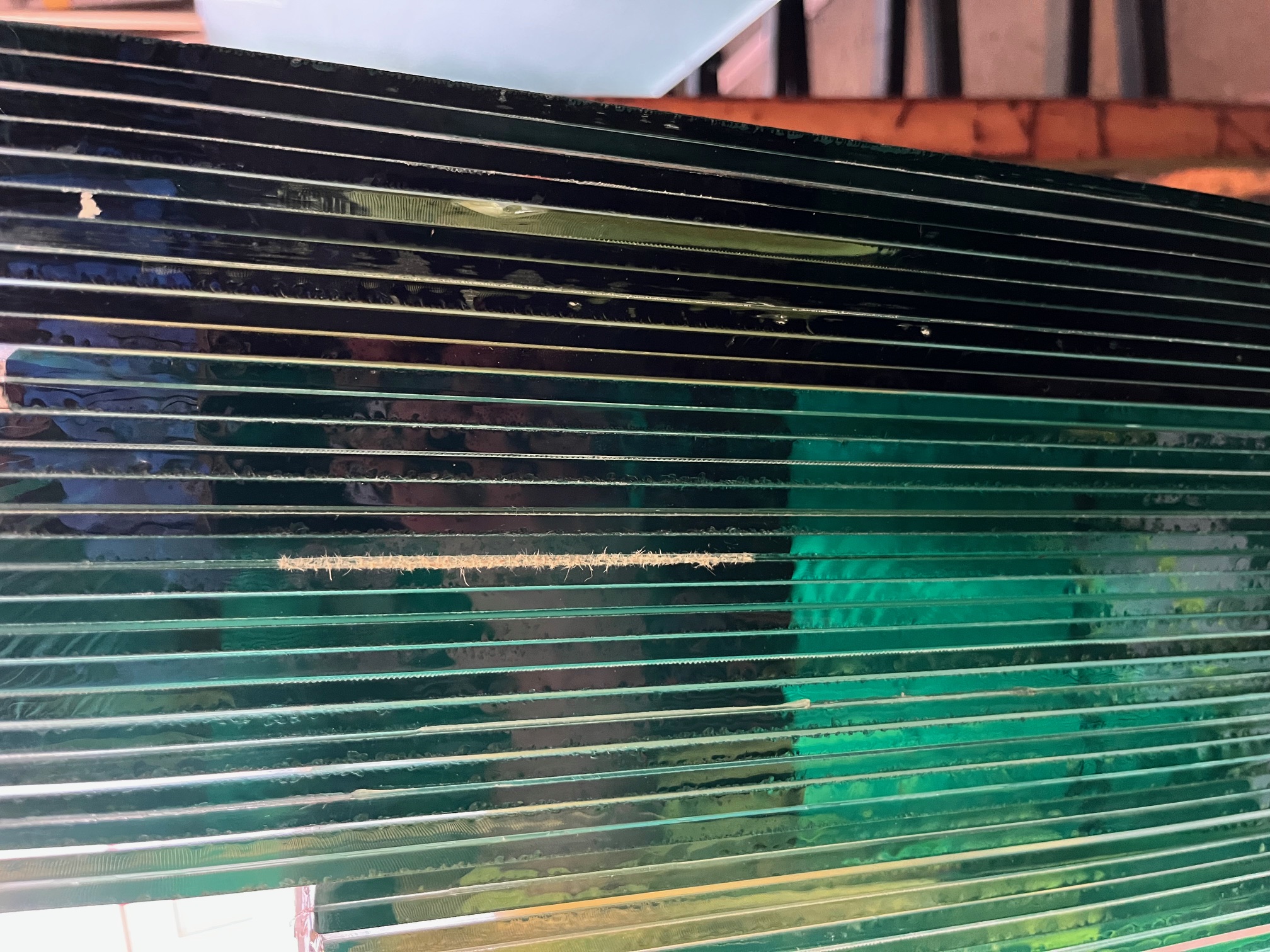Glaspartier / Lamellglas 10,76mm (86x214cm) - 6