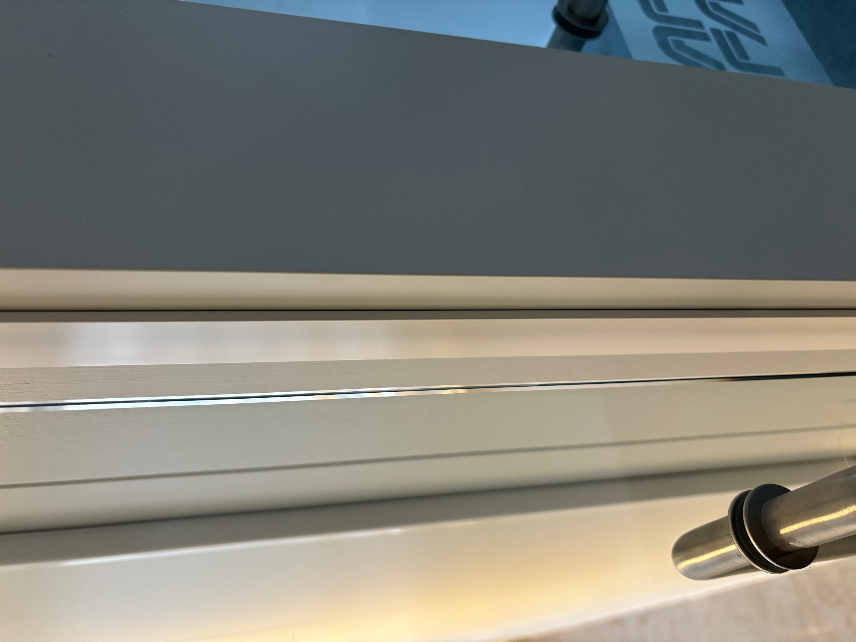 Glasparti med skjutdörr 10mm, 231x253cm - 7