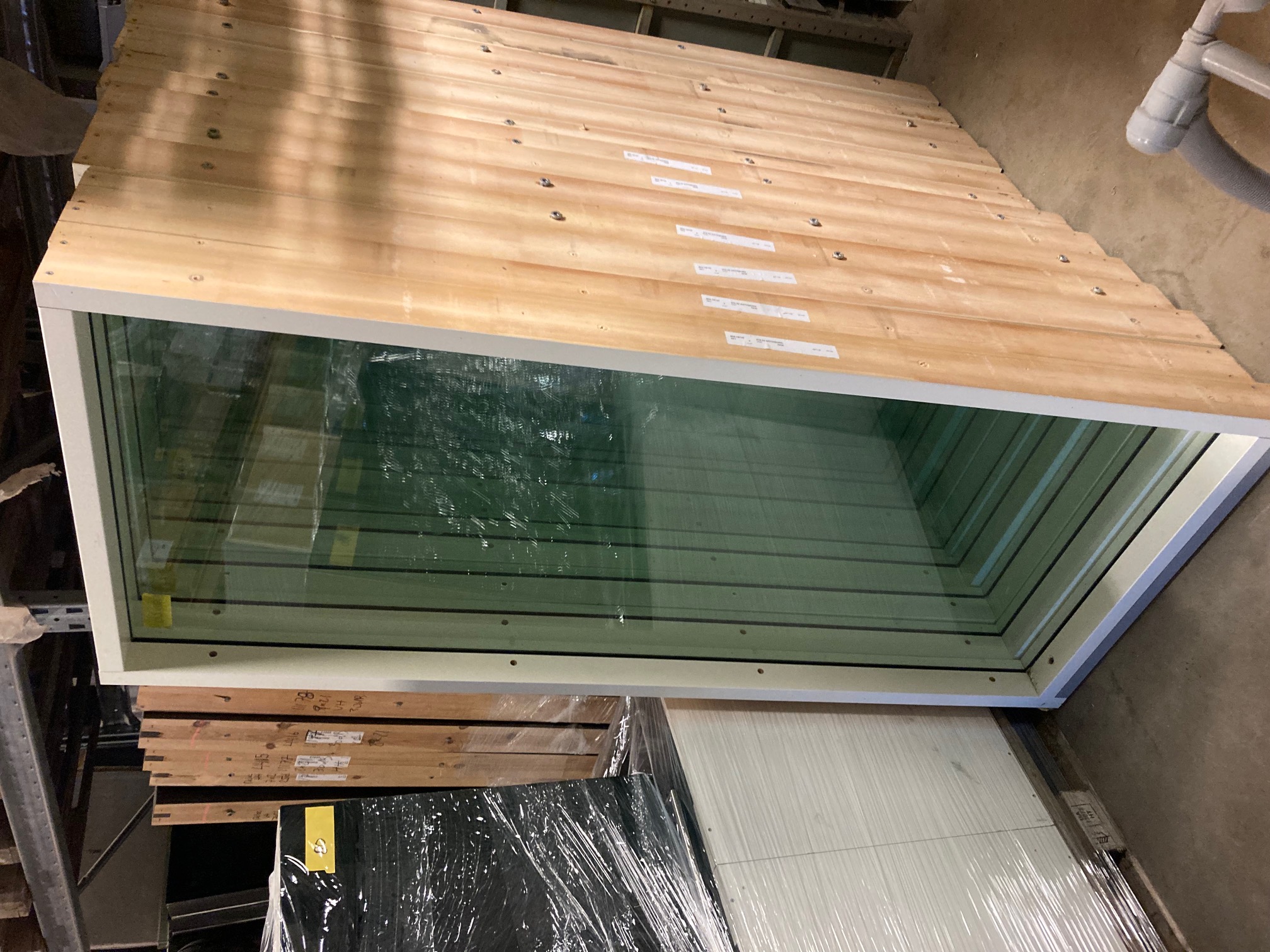 Kontorsparti  / Glasparti 8x21 (78,8x208,3-209cm) 35dB  - 2
