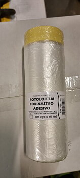 Skyddsfolie ROTOLO med maskeringstejp 2,7x16m