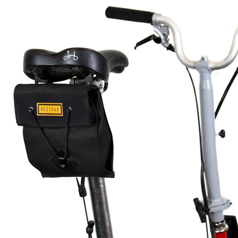 Restrap City Saddle Bag Small Black