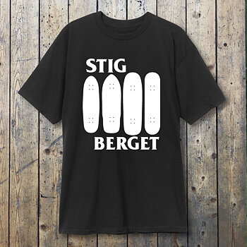 Stigberget Black Flag Tee Black