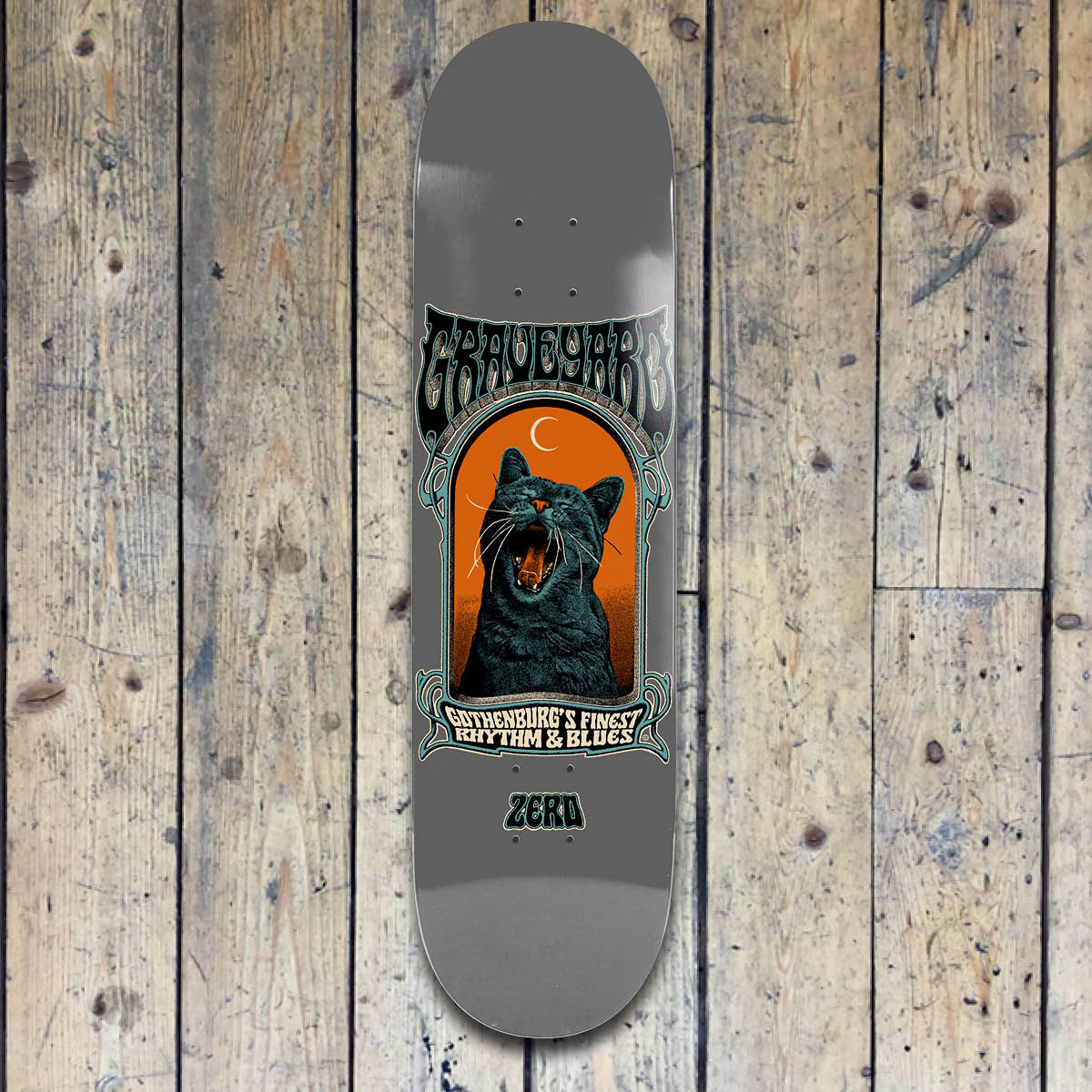 Zero x Graveyard - Screaming Cat - 8.5”