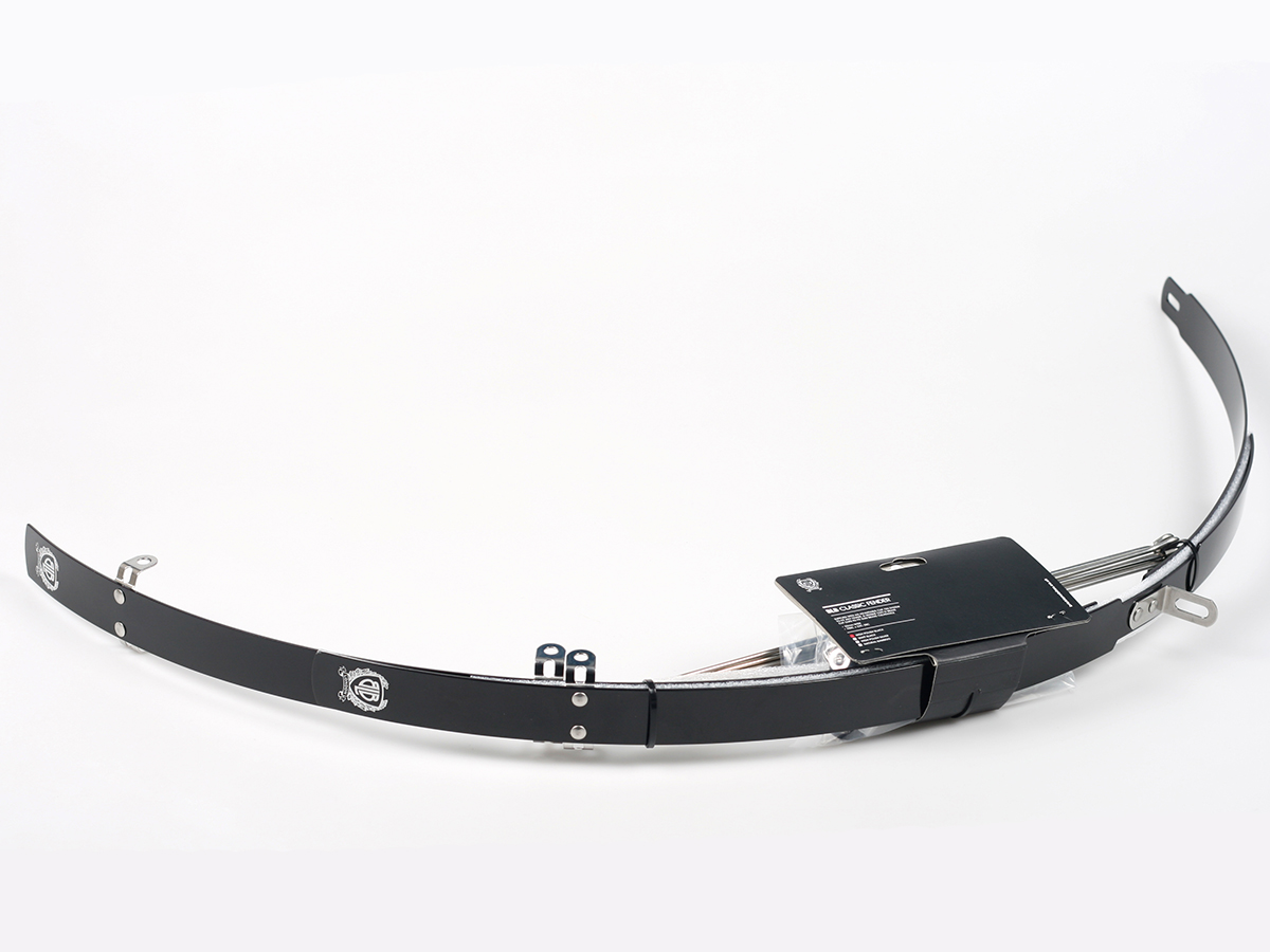 BLB Classic Alloy Fenders - Matt Black 