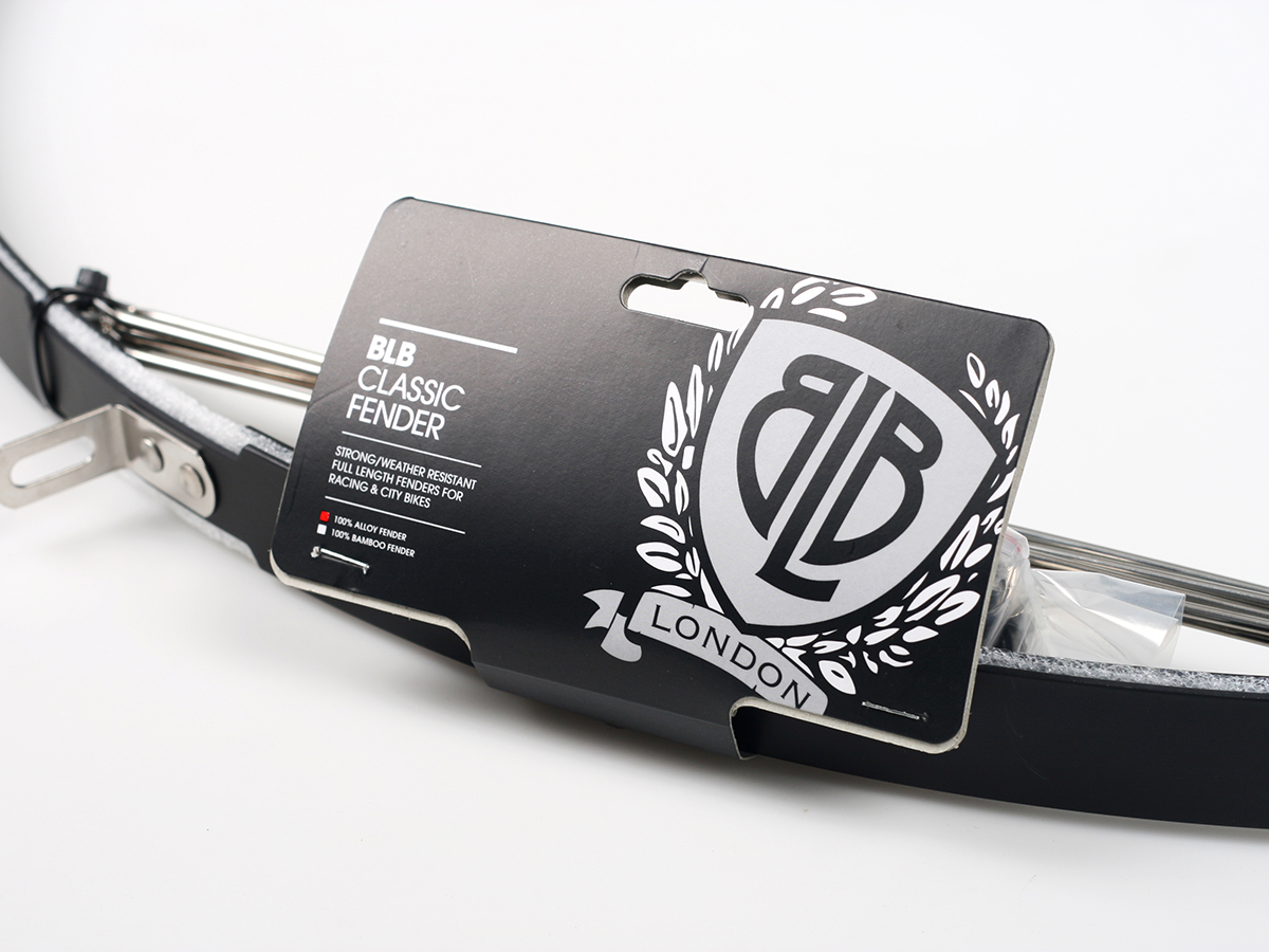BLB Classic Alloy Fenders - Matt Black  - 5