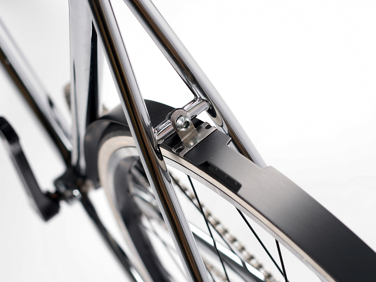 BLB Classic Alloy Fenders - Matt Black  - 4