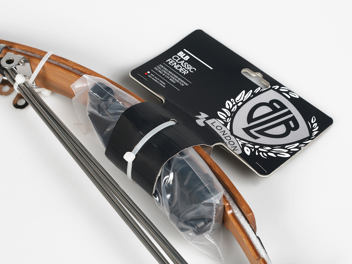 BLB Classic Bamboo Fenders - Brown - 6