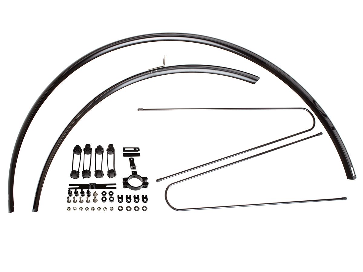 BLB Classic Round Fenders - Polished Black