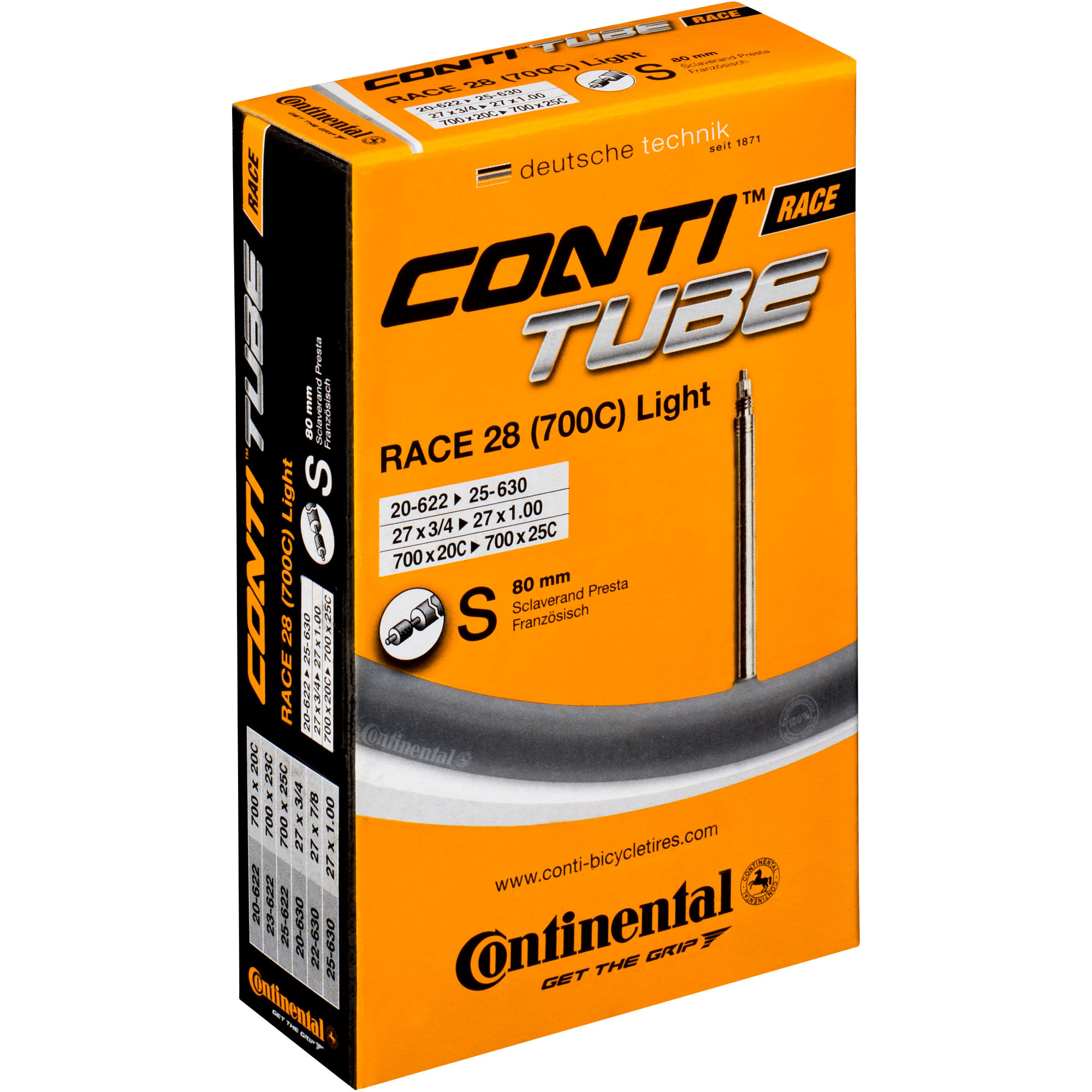 Continental Race 28 Tube 80mm