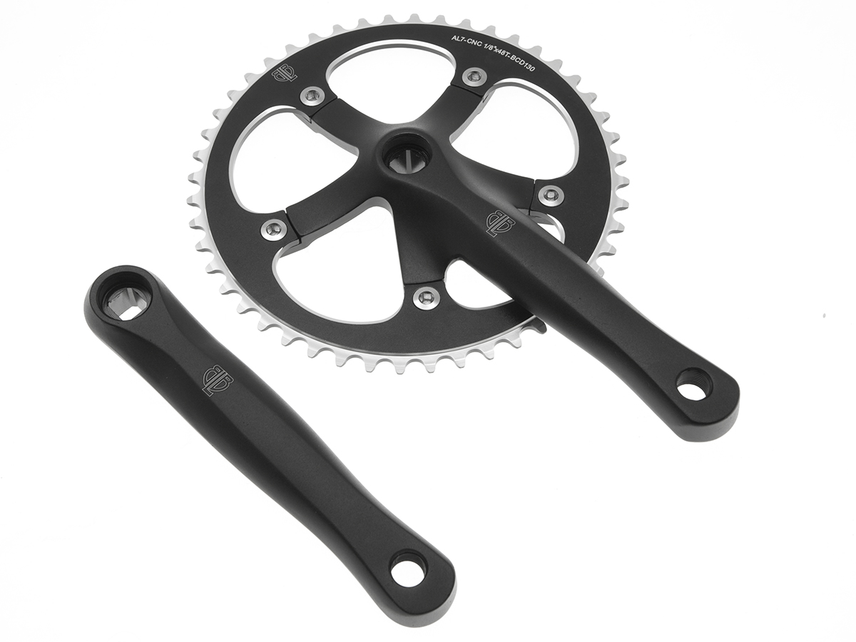  BLB Track Crankset - Matt Black
