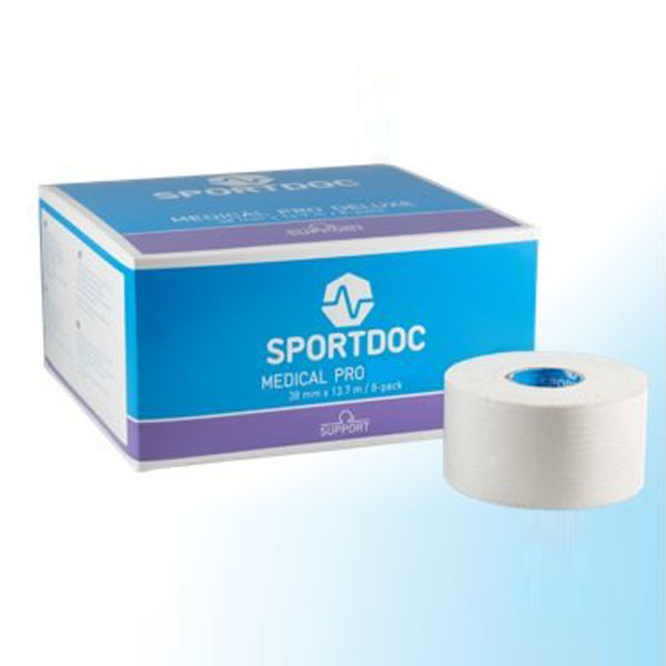 Medical Pro  Kroppstejp/Coachtejp 25mm eller 38mm x 10m. Styck eller 8-pack Sportdoc 