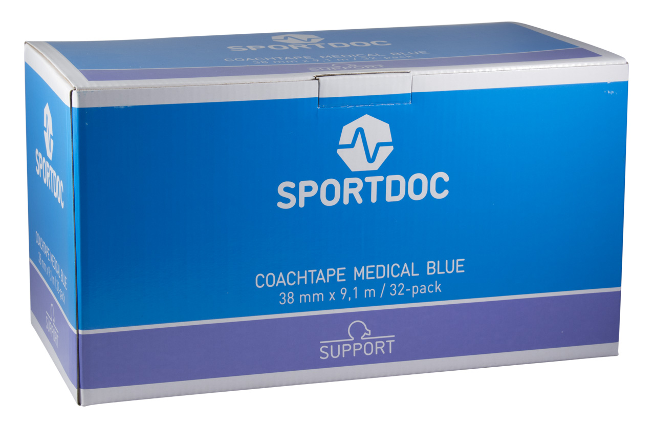 Coachtejp  Medical Blue   38mm x 9,1m 32-pack SportDoc