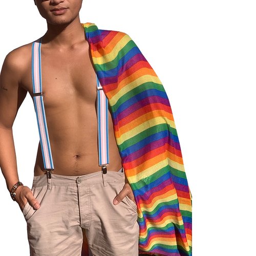 Pridescarf i pridefärger - 2