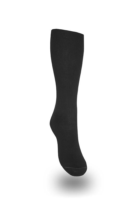 Medisox COMFORT stödstrumpa/kompressions      Svart. 