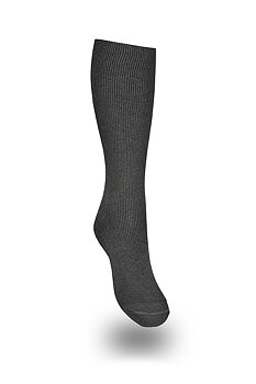 Medisox COMFORT stödstrumpa. Antracit. Två benvidder.