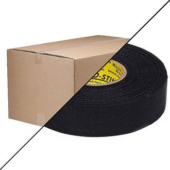 Klubbtejp Hockey och Bandy Comp-o-stik  Tygtejp 25m Svart -  Hel låda