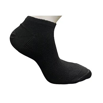 Golfstrumpa låg  svart, comfort