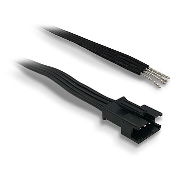 Nexmosphere - CAR-FS1B - RGB connection cable black, female 15cm, stripped end