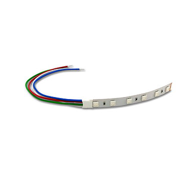 Nexmosphere - L-X550436S - 250cm LED strip 60L/m RGB 24V, 180cm cable (stripped)