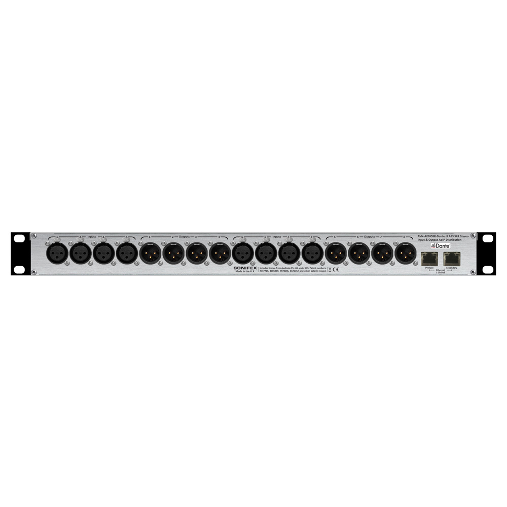 Sonifex - AVN-AESIO8 - Ravenna, XLR - 3