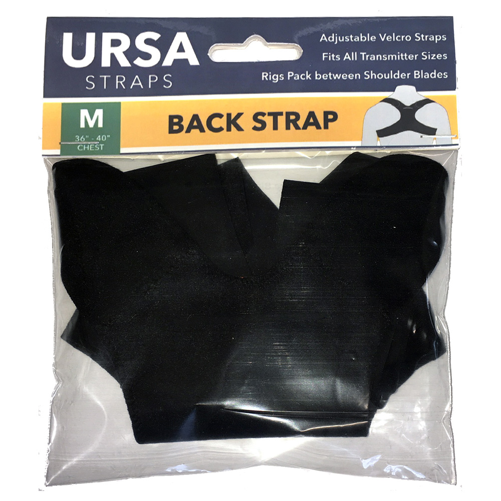 URSA Straps - Backstrap, Medium,  Svart