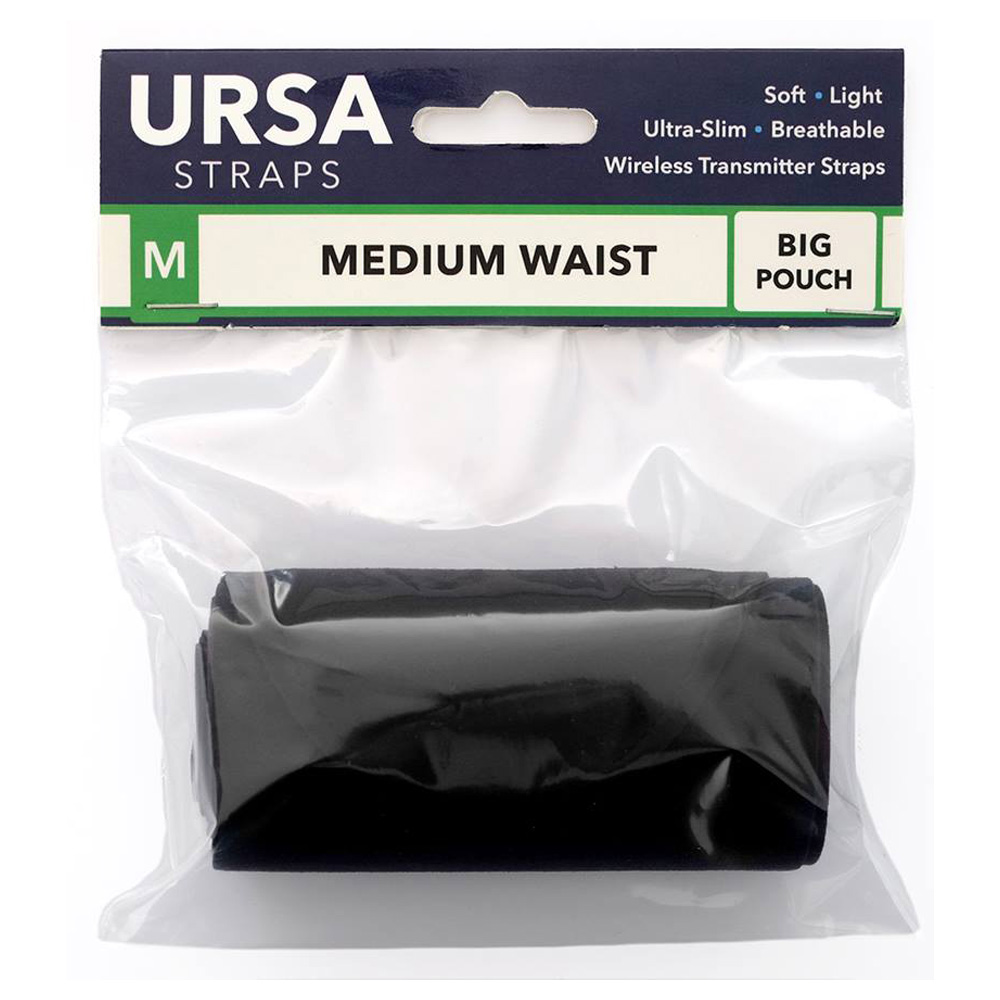 URSA Straps - Midja, MEDIUM, Stor Pouch, Svart, 107cm