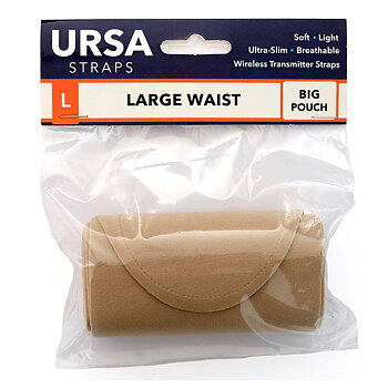 URSA Straps - Midja, LARGE, Stor Pouch, Beige, 128cm