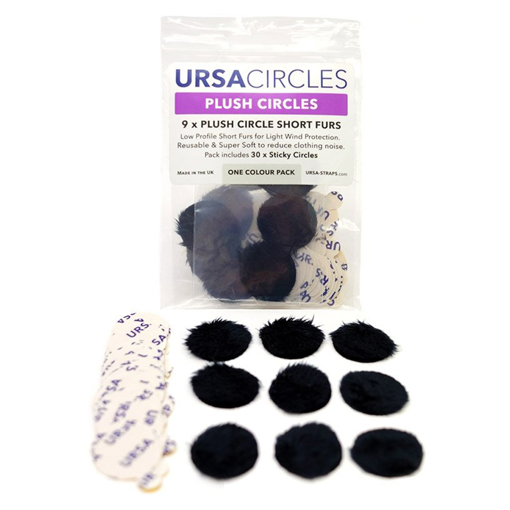 URSA Straps - Plush Circles 9 x Black