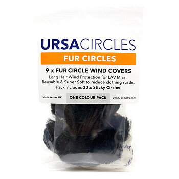 URSA Straps - Fur Circles 9 x Svarta