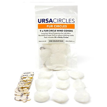 URSA Straps - Fur Circles 9 x White