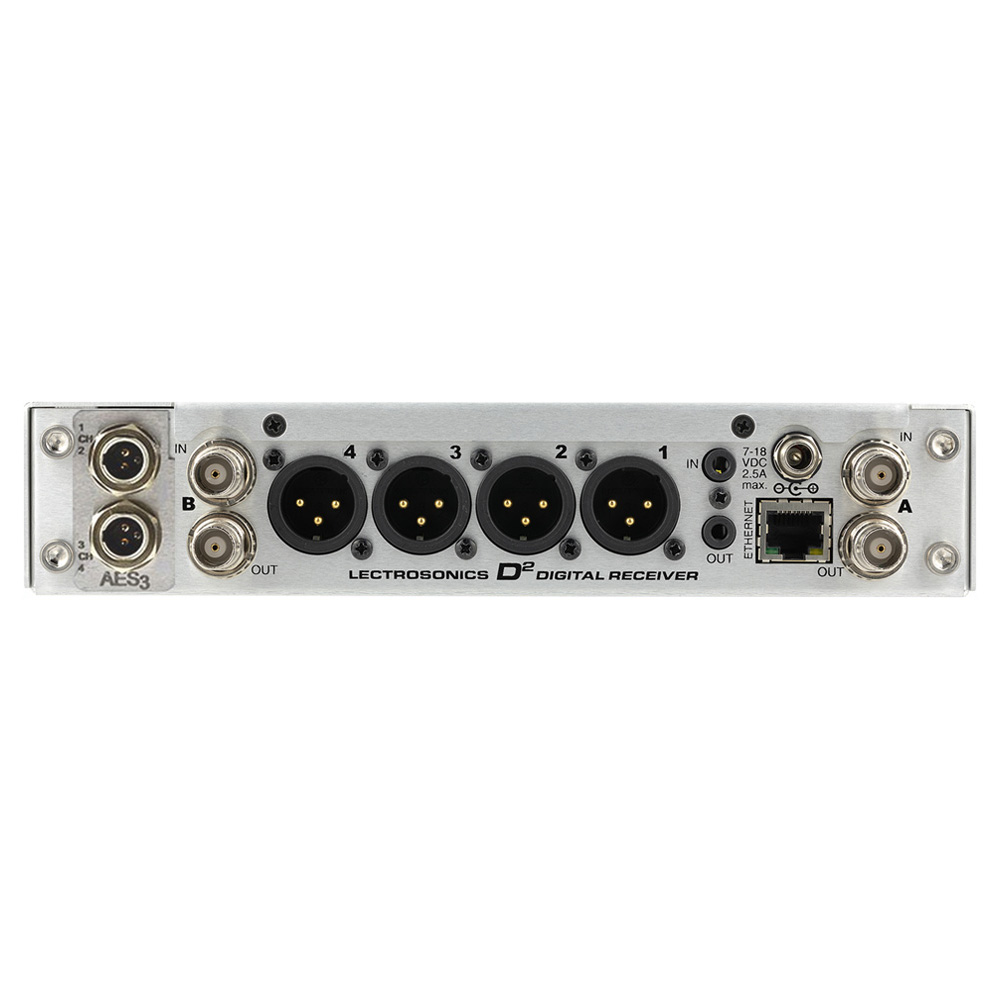 Lectrosonics - DSQD / AES3 - 3