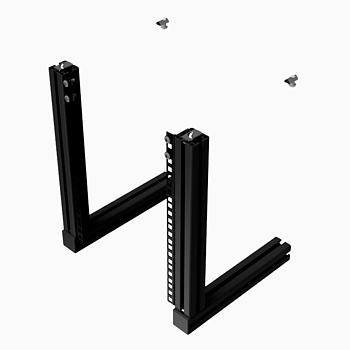 Soundcart - Front 8U Uprights Black Edition