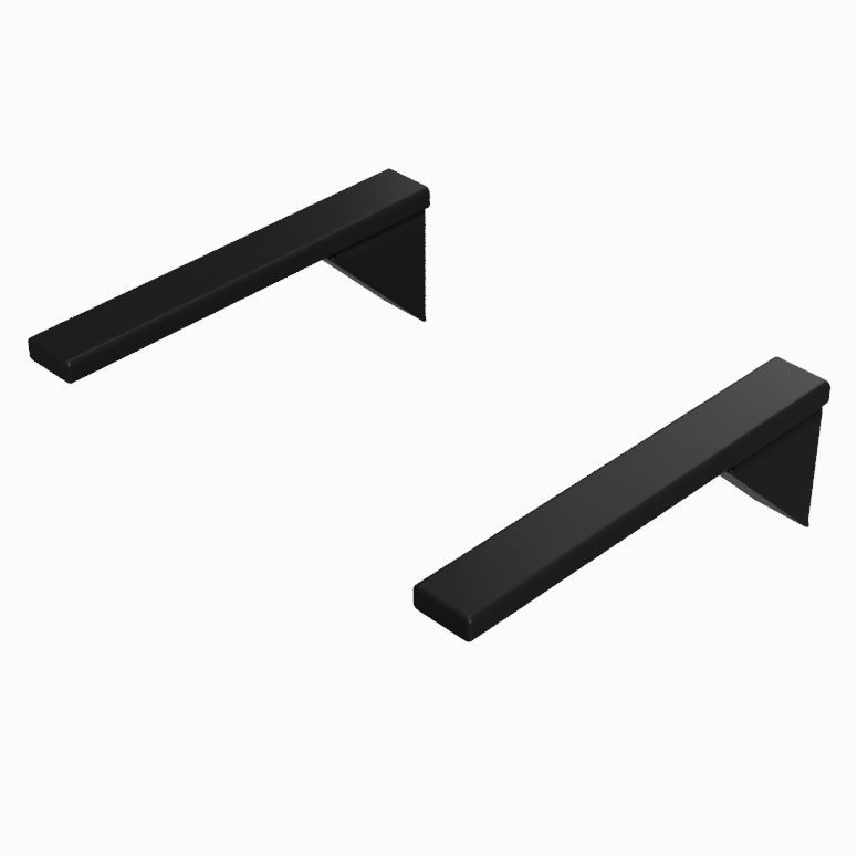 Soundcart - Heavy Duty Shelf Brackets Black Edition