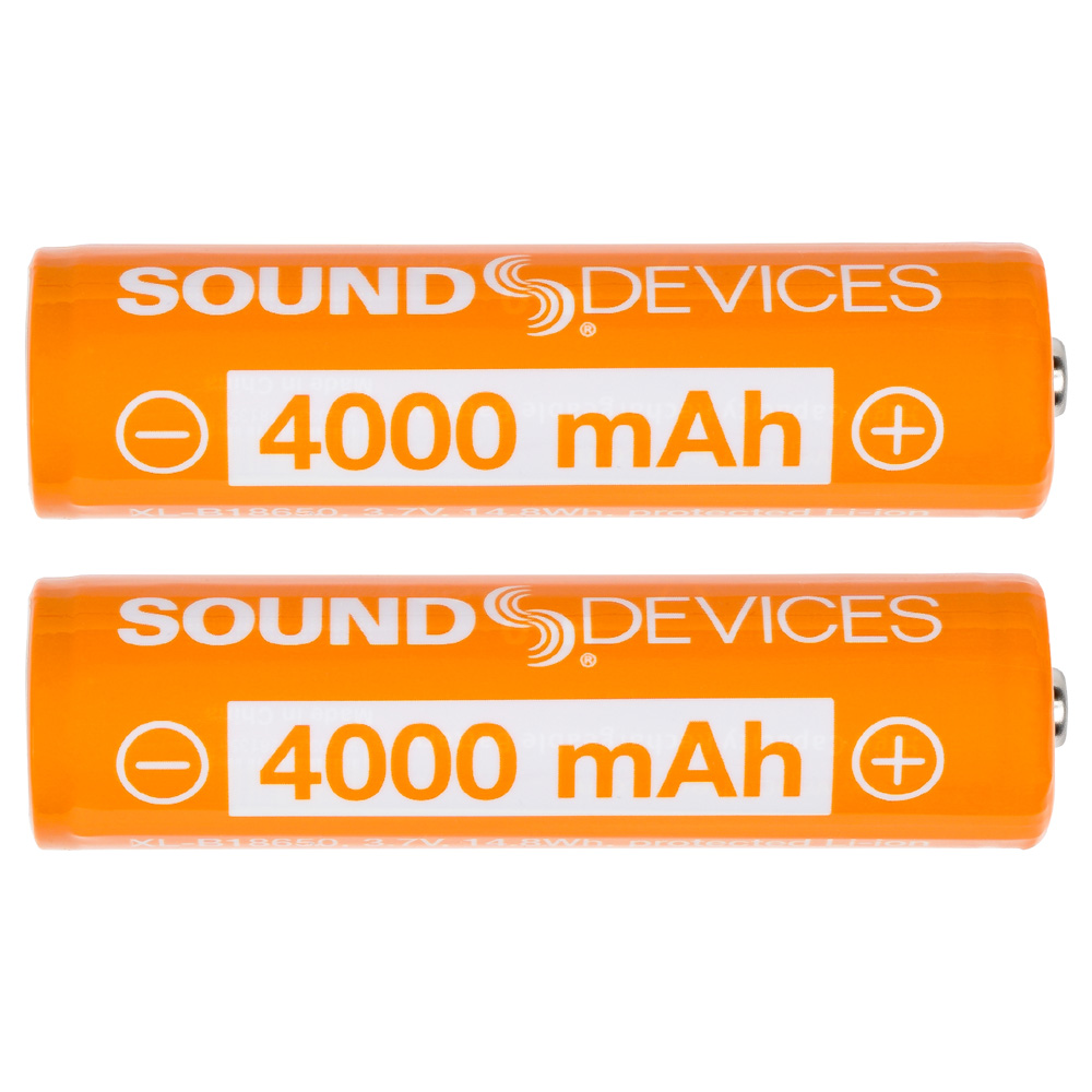 Sound Devices - XL-B18650 2 x Re-Chargable Li-Ion - 2