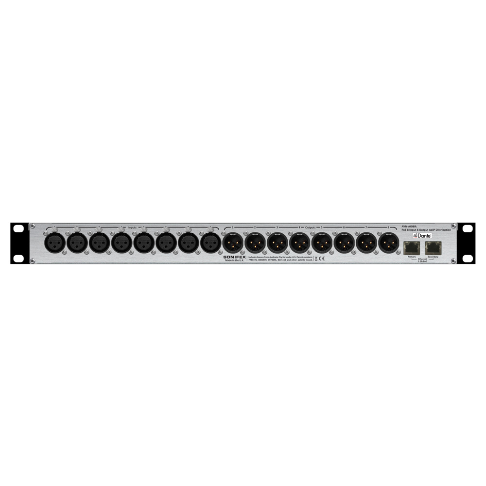 Sonifex - AVN-AIO8 - Dante, XLR - 3