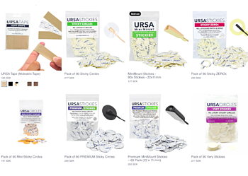 Stickies och tejp