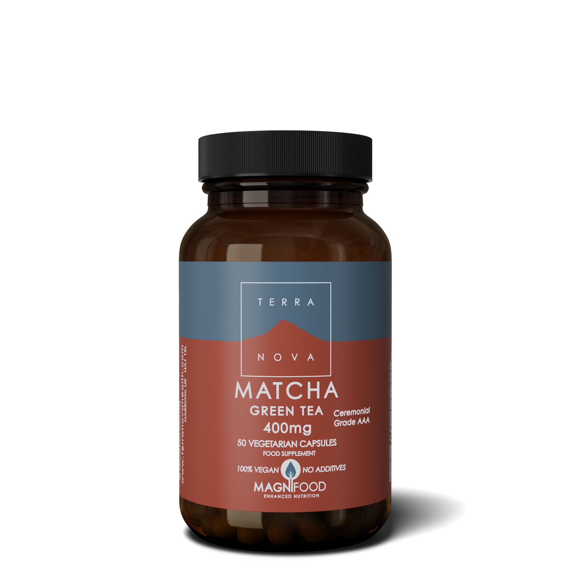 Terranova Matcha Green tea 400mg  50 kaps.