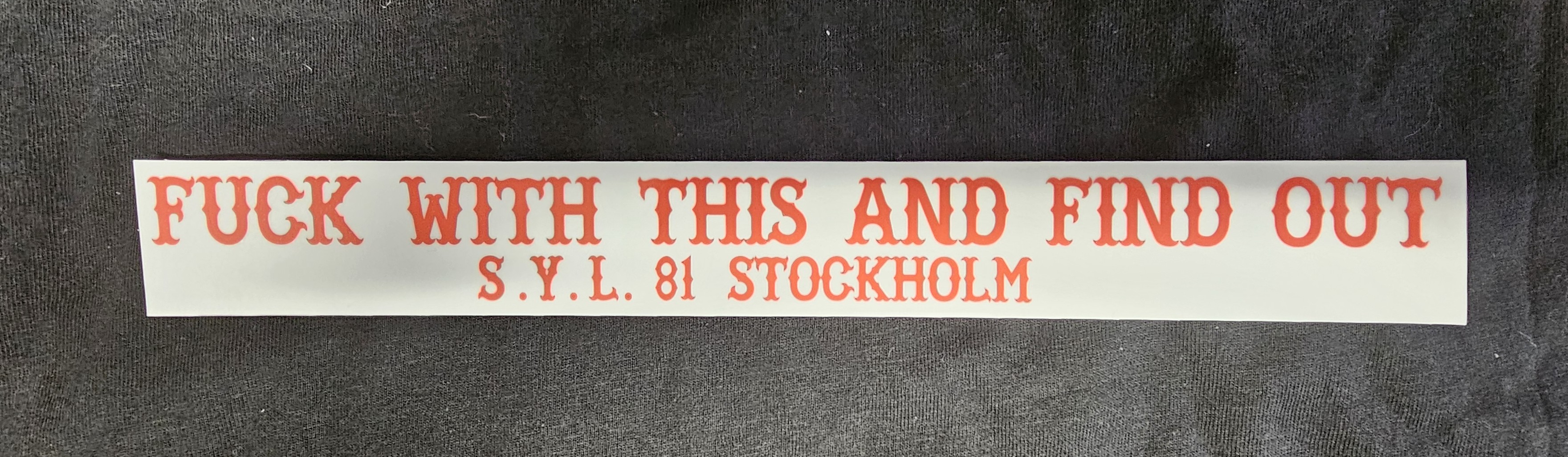 Sticker Fuck With