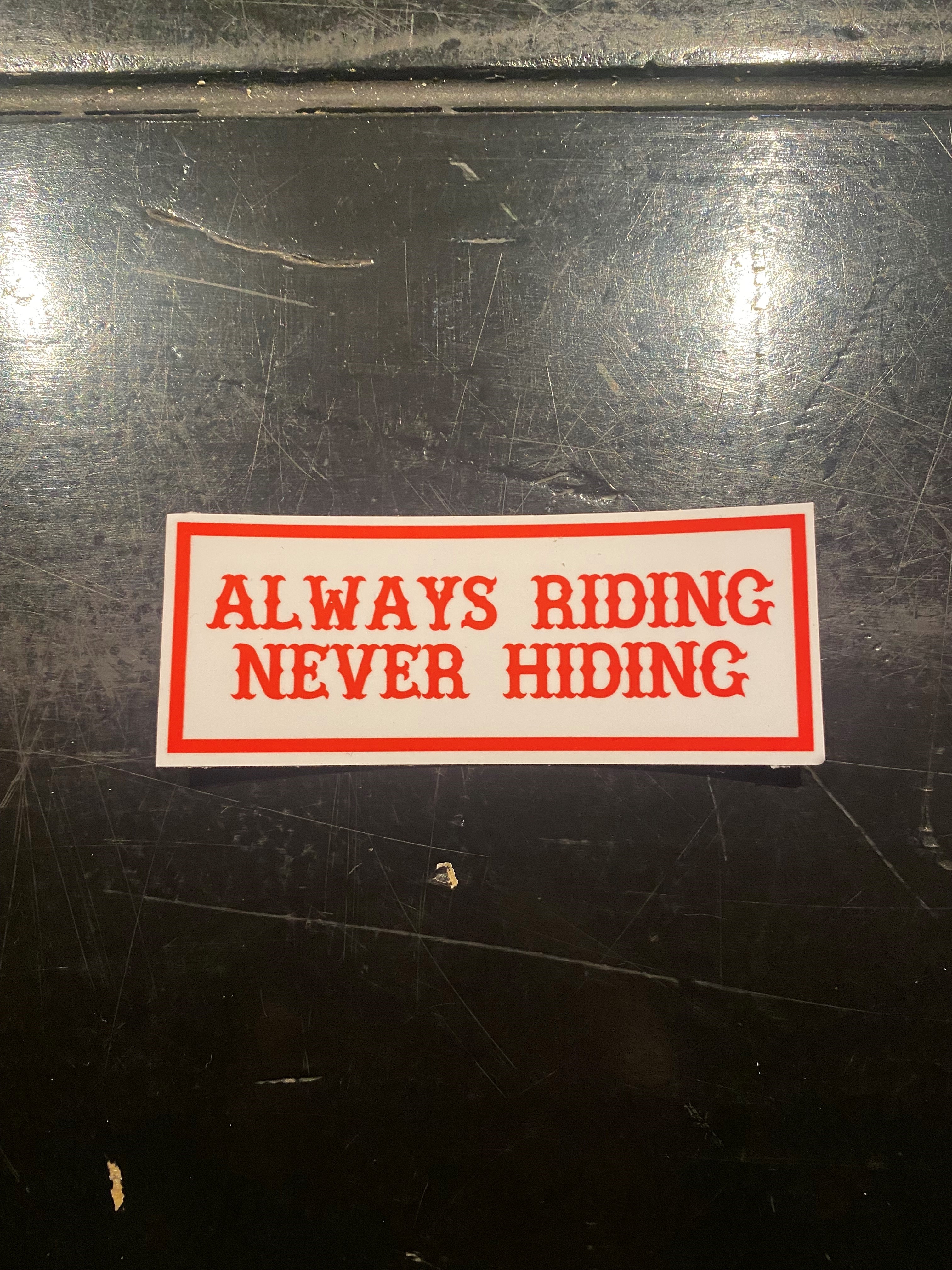 Sticker Always Riding