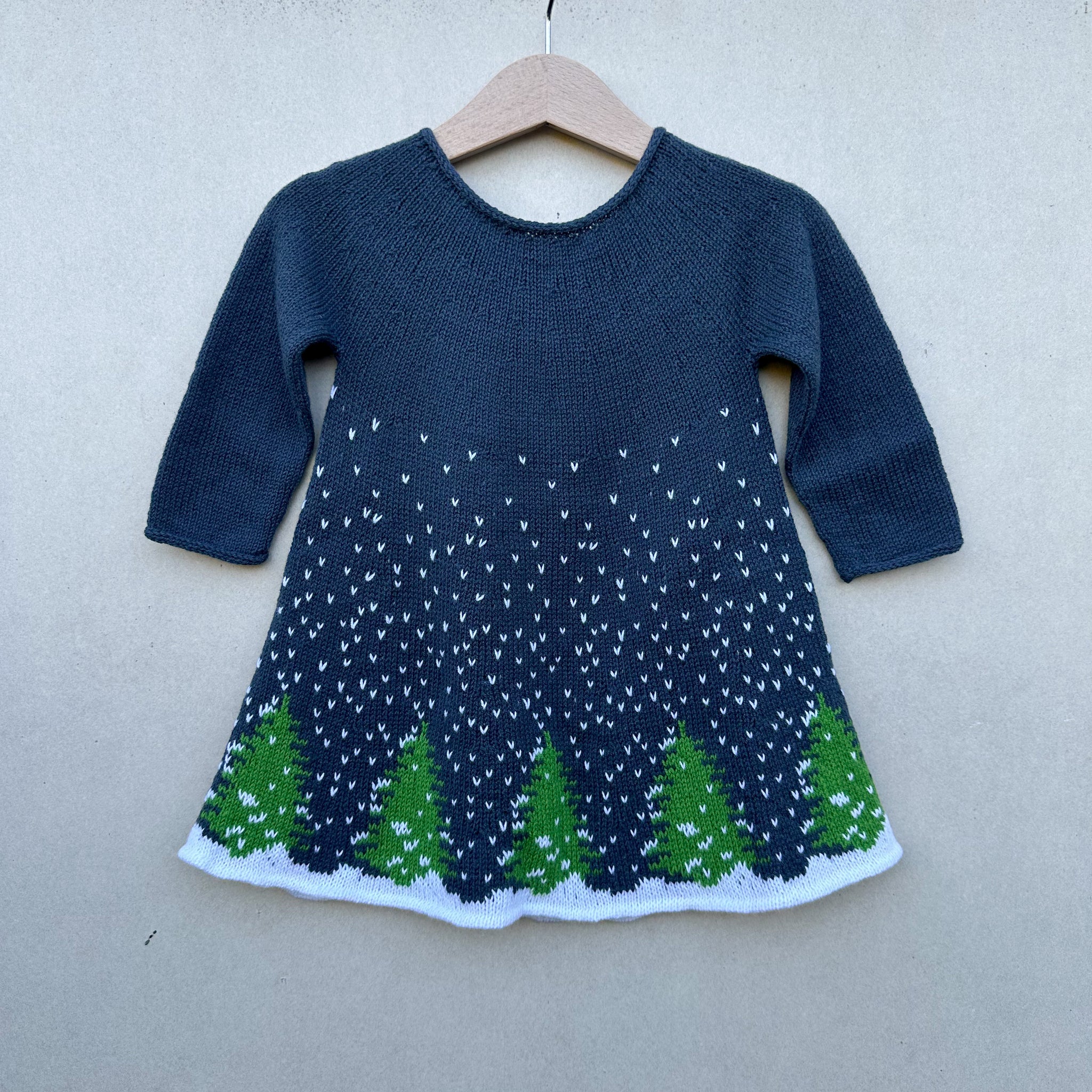 Yarnkit Snow Dress | Knitting For Olive