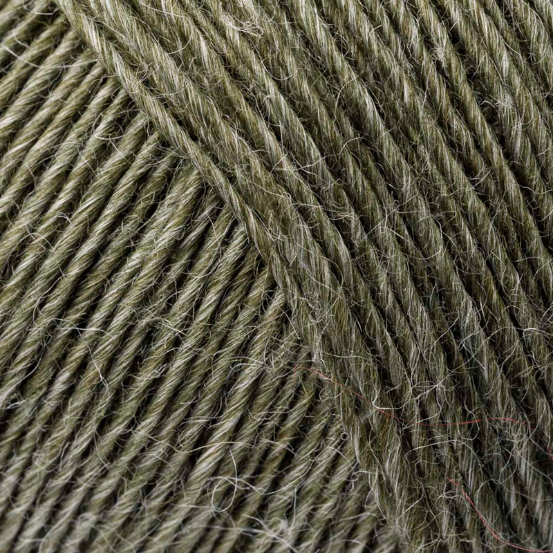 Soft - Ekologisk Ull & Nässelfiber, 1533 Olivgrön