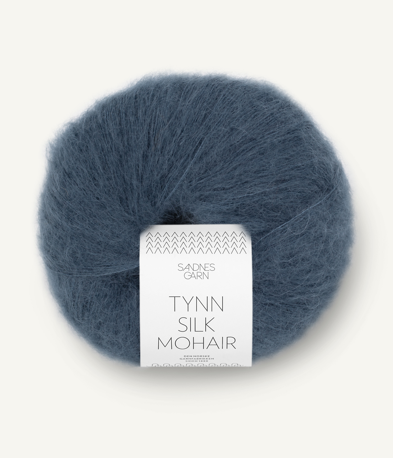 Tynn Silk Mohair, 6081 Djup Blå