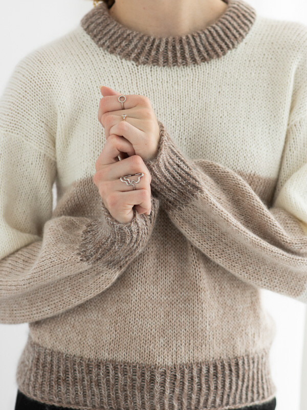 Susanna Stripe Sweater | No. 3 Organic Wool & Nettles + Silk + Kid Mohair - 3