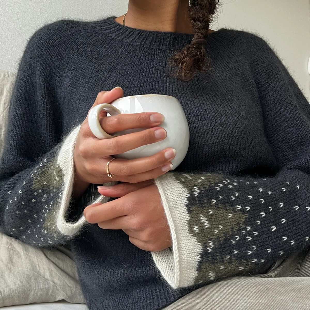 Yarnkit Snow Sweater Vuxen | Knitting For Olive - 3