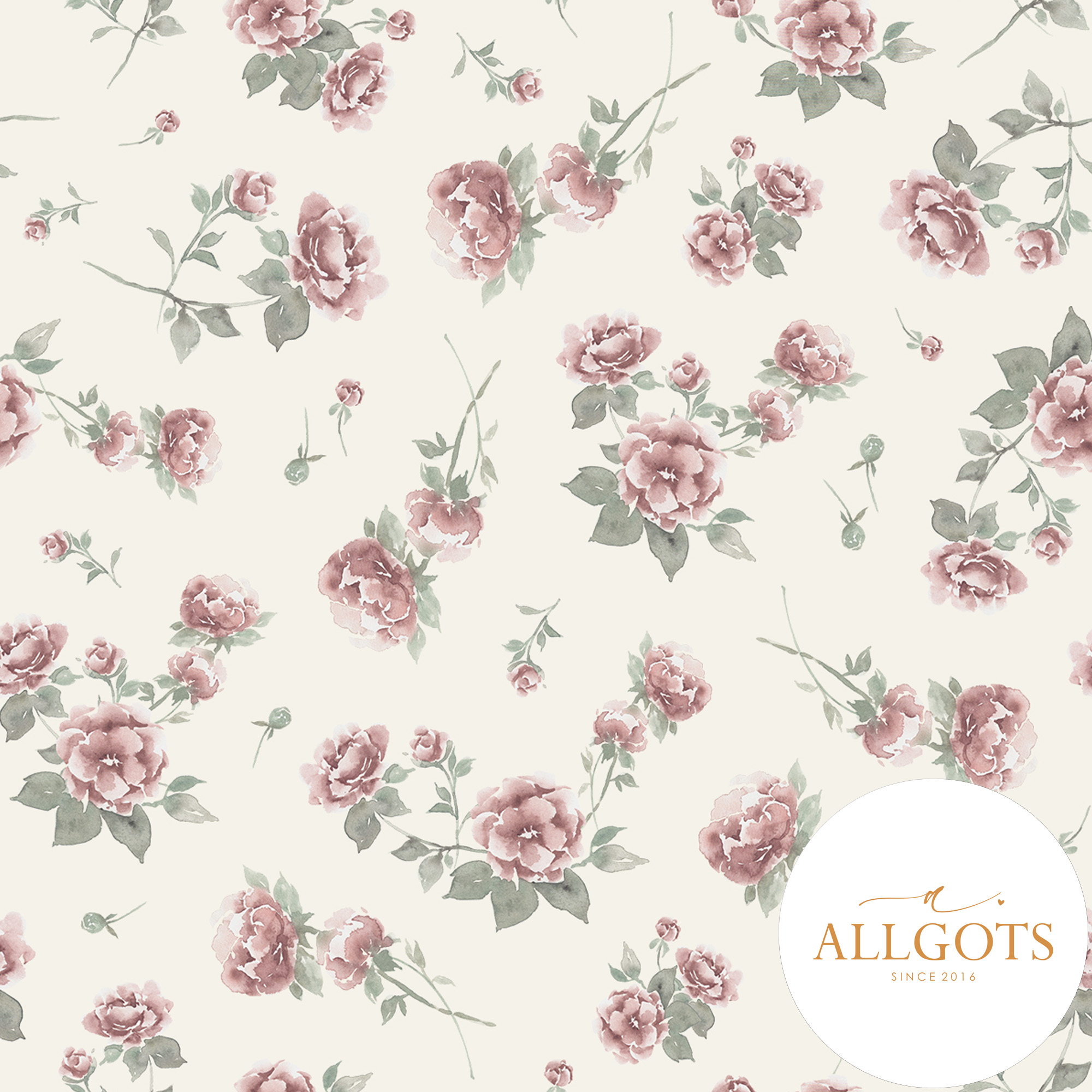 Ania - Old Pink - Vävd bomull (Poplin)